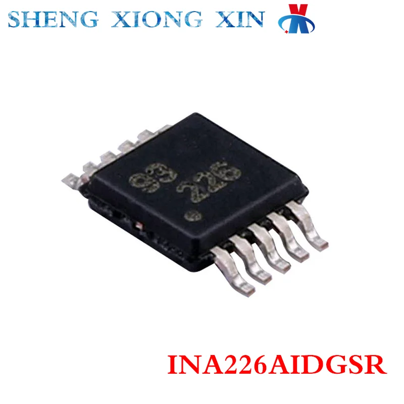 5pcs/Lot New 100% INA226AIDGSR MSOP-10 Current Sense Amplifier INA226 93 INA226AID Integrated Circuit