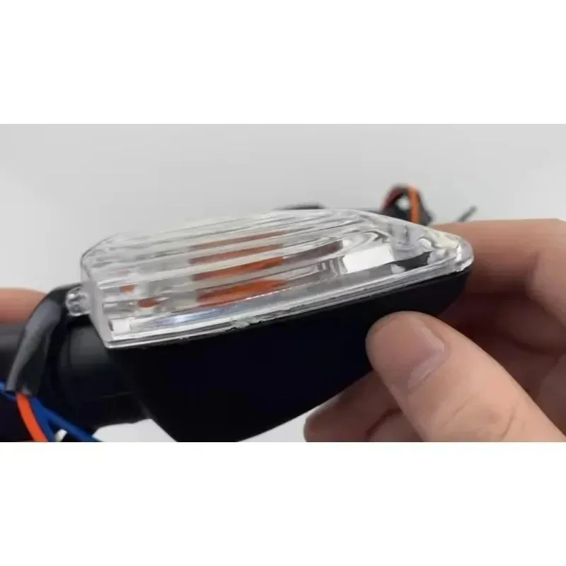 ملحقات إشارة الانعطاف الجديدة لتعديل الدراجة النارية، إشارة الانعطاف للدراجة النارية M-slaz الأمامية والخلفية، حدد بدقة #2