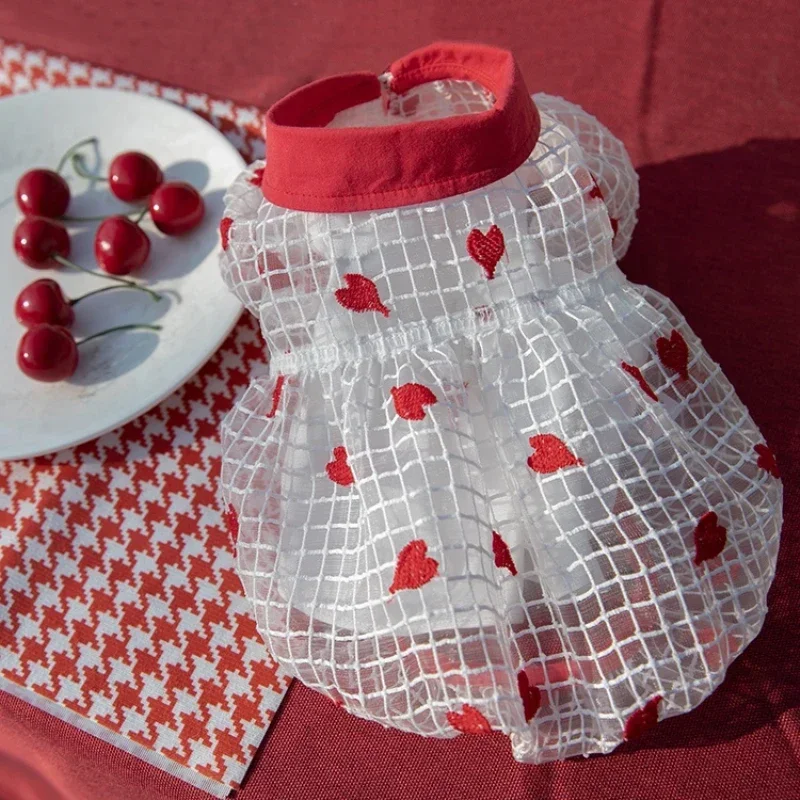 Ropa de verano para perros, falda para cachorros, Chihuahua, Yorkshire, ropa de Pomerania, Shih Tzu, Bichón maltés, caniche, Schnauzer, vestido para perros XXS