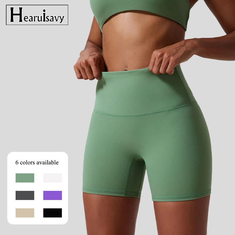 Hearuisavy Yoga Clothing Push Up Gym Shorts Women High Waist Sports Leggings Women Higher Quality Workout Cycling Shorts