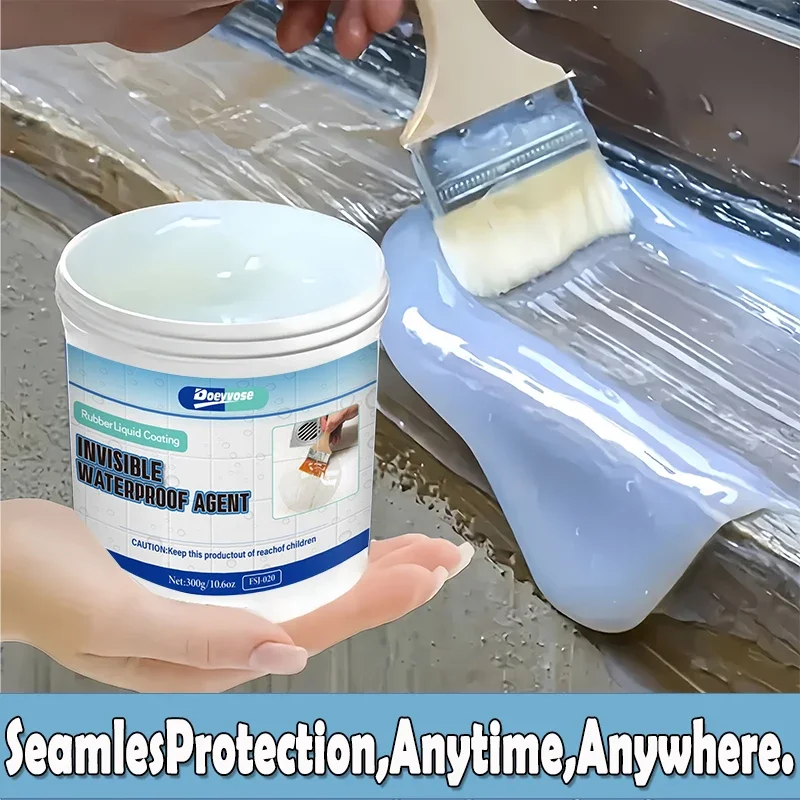 500g/300g/100g Multi-scene  Waterproof Sealant Transparent Anti-Leak Repair Glue For Balcony Roof Bathroom
