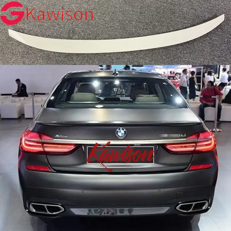 ABS Rear trunk Spoiler Wing paint color Lip P Style for BMW G11 G12 7 Series 740i 750i Sedan 2016-2018