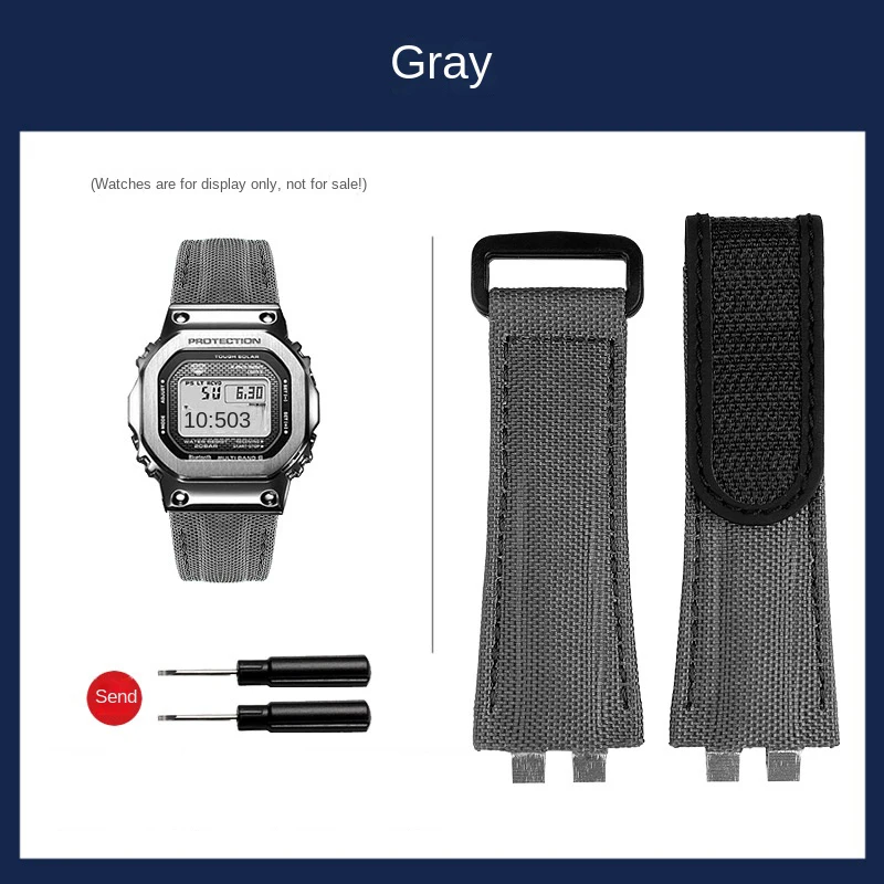 For Casio 35th anniversary GMW-B5000 High quality nylon strap G