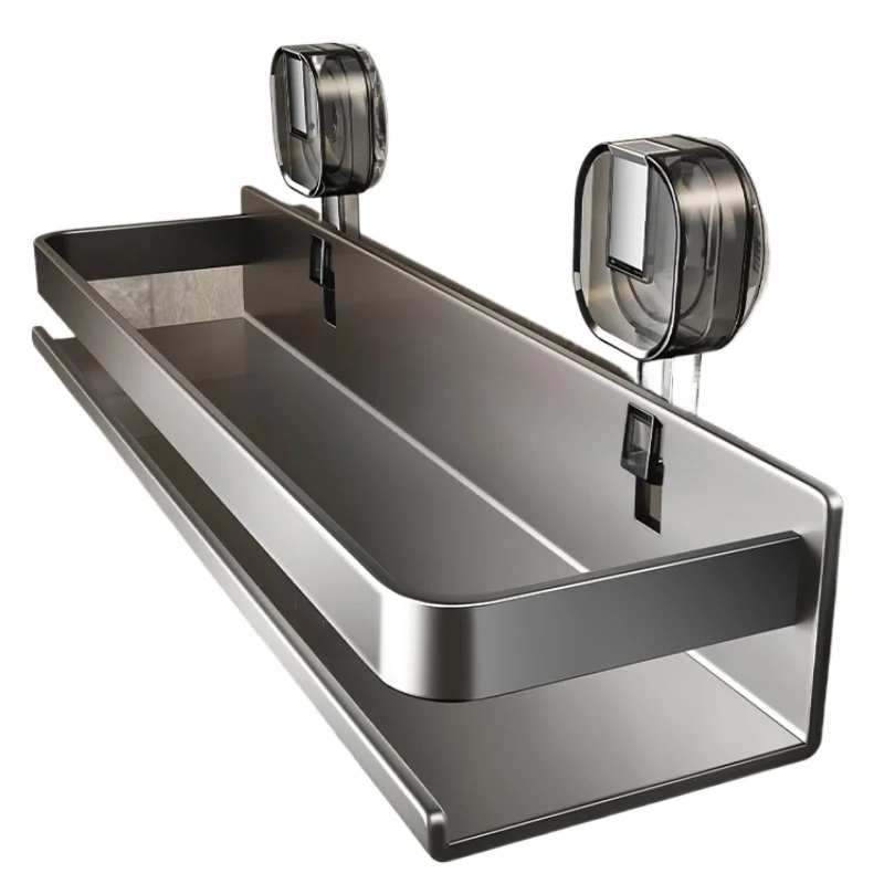 

*Suction cup rack Wall-mounted toilet Bathroom sink No punching Wall storage basket