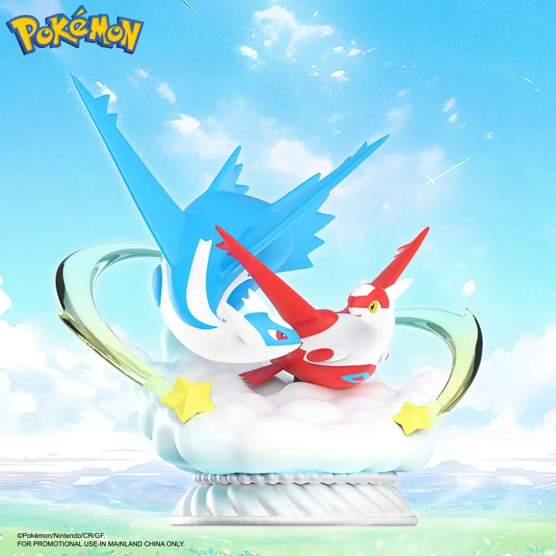 Pokemon Latios and Latias Combination Model Animation Peripheral Collection Decorative Ornaments Children's Toys Christmas Gifts