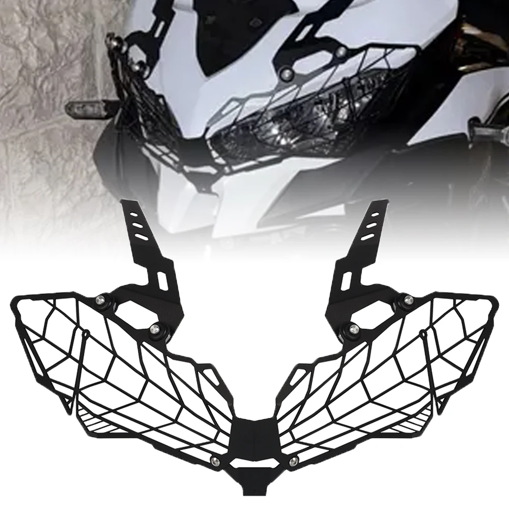 

For Kawasaki Versys 1000 Versys1000 KLE1000 KLE 1000 2019-2021 2022 2023 Motorcycle Headlight Grille Protector Guard Protection
