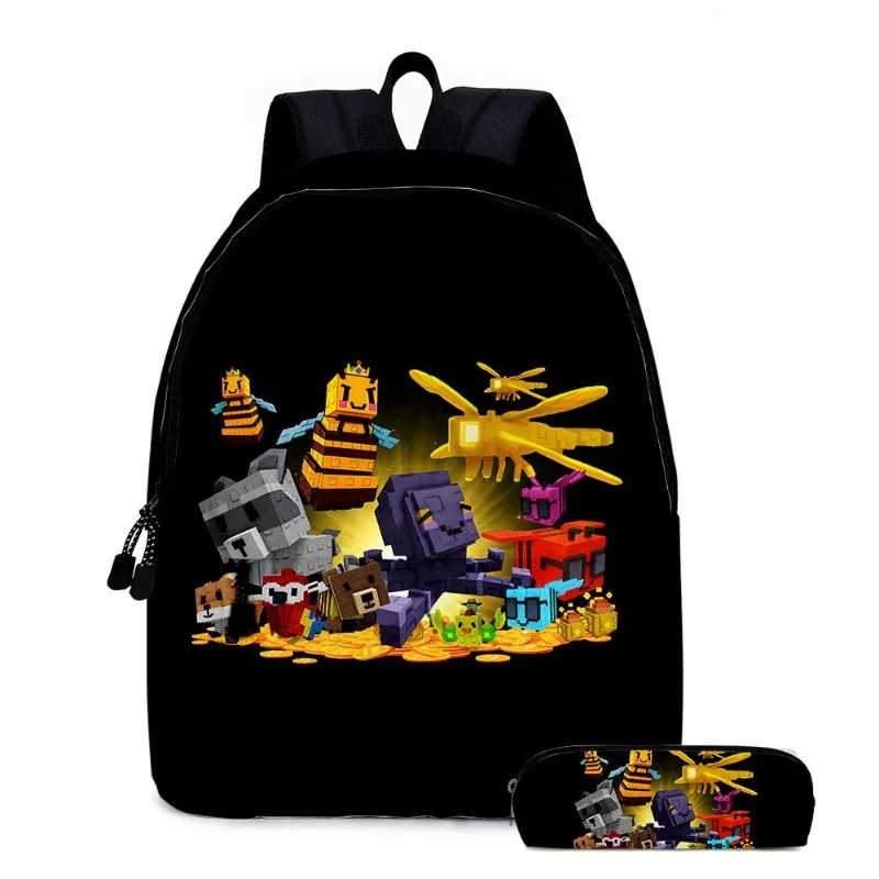 

3D New ROBLOX Grow A Garden Creative Cartoon Peripheral Backpack for Students Boy Girl Bags Teens Daily Backpack Travel Rucksack