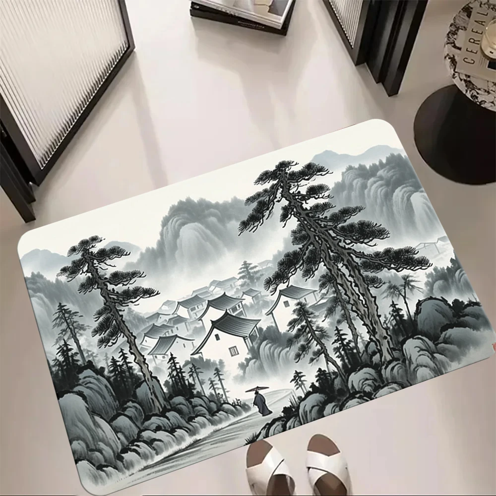 VIKAMA Upgraded Material Kitchen Bathroom Living Room Laundry Room Stain-resistant Washable Thickened Carpet Rugs Home Decor