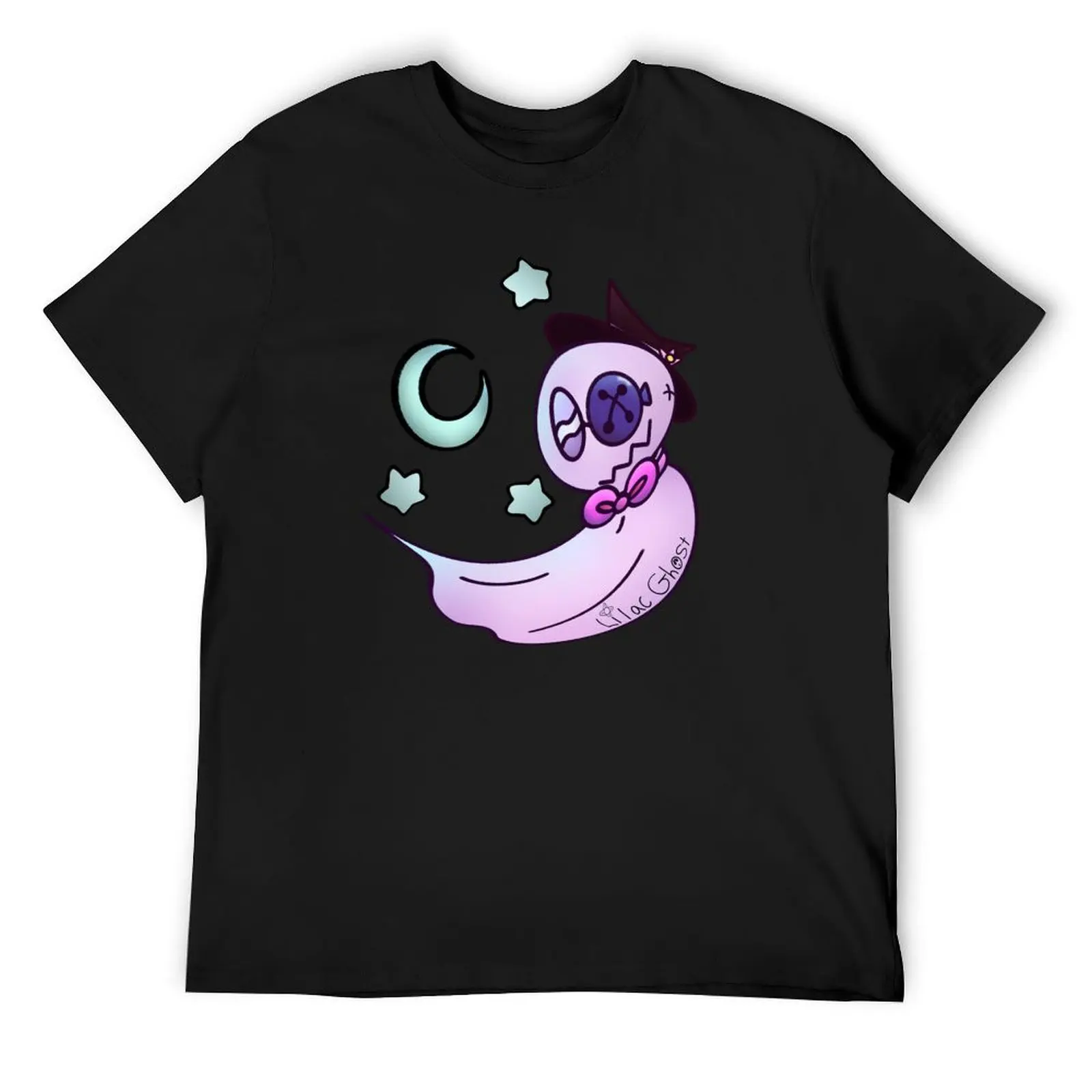 

The Lilac Ghost Transparent T-Shirt vintage t shirts customs men clothes