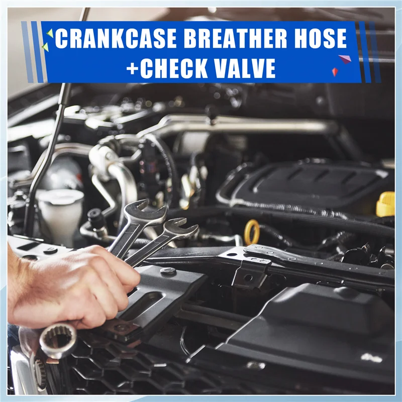 

03C103493AM Crankcase Breather Hose+Check Valve For VW Golf Jetta EOS Tiguan A3 1.4T 03C103175F 03C103175H