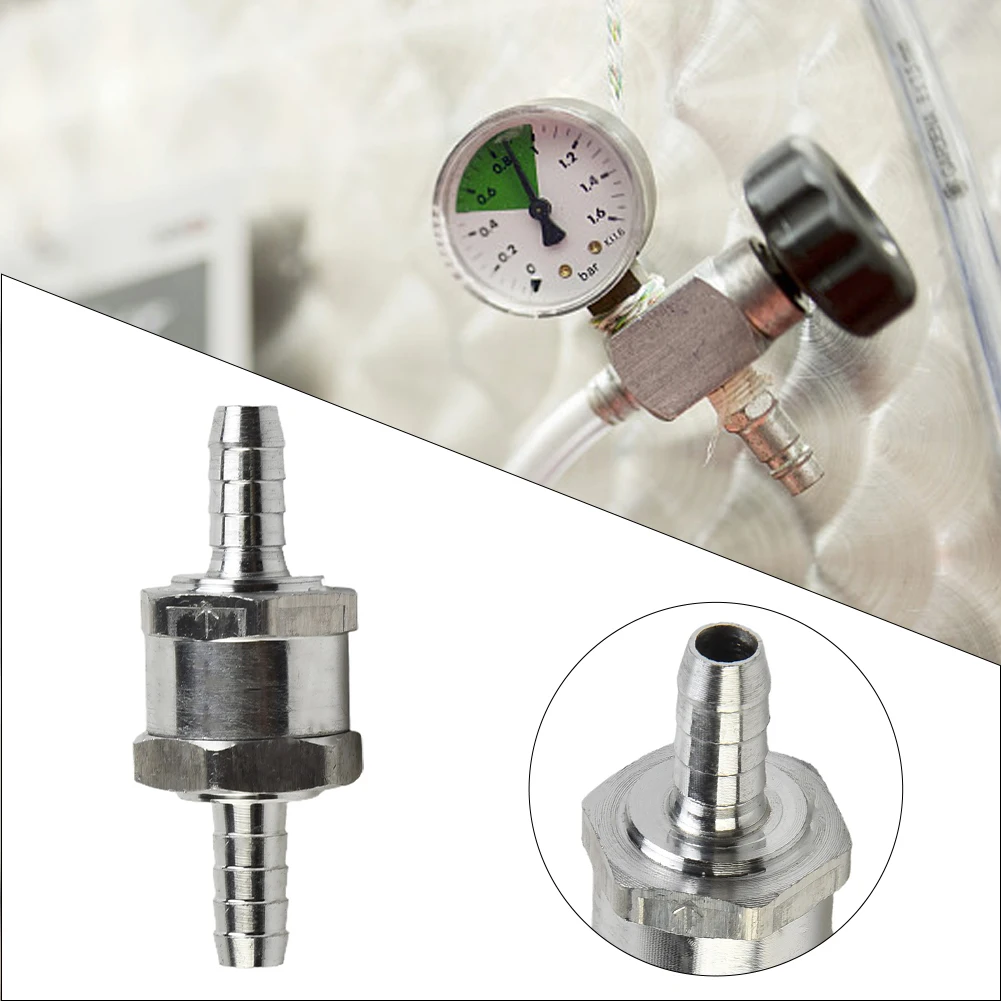 Inline Non Return Valve for Fuel Air and Water Pipe Hose 681012mm Size Options for Carburetors and Low Pressure Systems