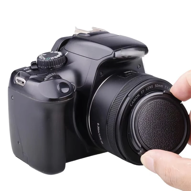 

25/27/28/32/34/37/39/40.5/43/46/49/52/55/58/62/67/72/77/82/86/95/105mm Lens Cap Snap On Side Pinch Protect for Camera Lens