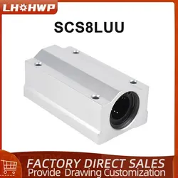 1pc SC8LUU SCS8LUU 8mm Long Type Linear Ball Bearing Block CNC Router With LM8LUU Bush Pillow Block Linear Shaft CNC 3D