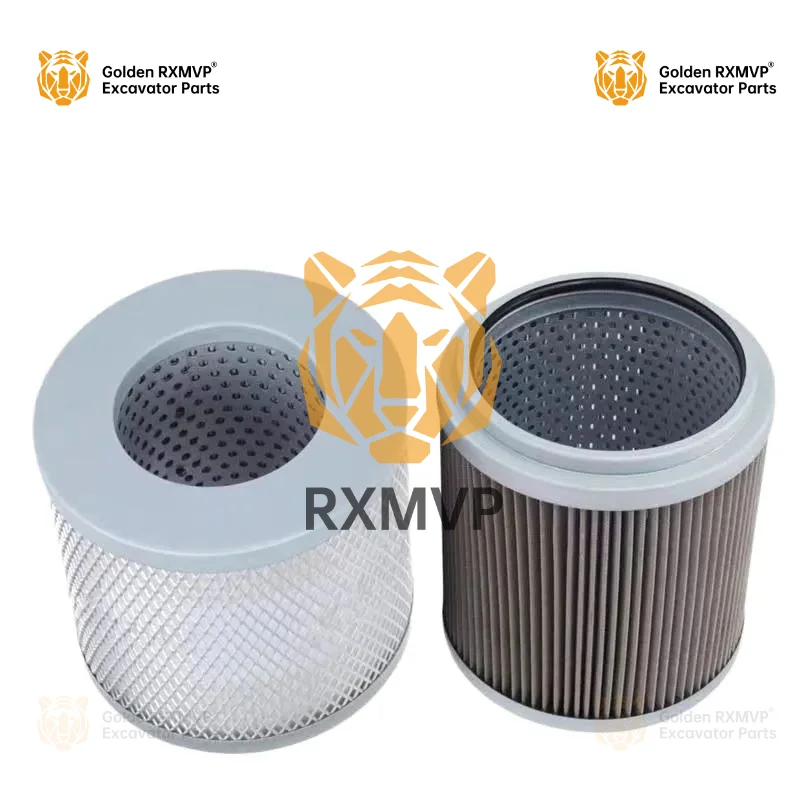 For Komatsu PC200/PC220/PC270/PC360-7/8  hydraulic oil tank return oil inlet copper mesh filter element excavator accessories