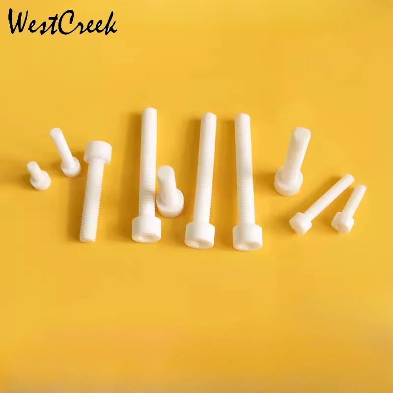 WESTCREEK M5 Zirconia ceramic screw zirconium oxide Hexagon Socket Screw ZrO2 socket head cap bolt Insulation against corrosion