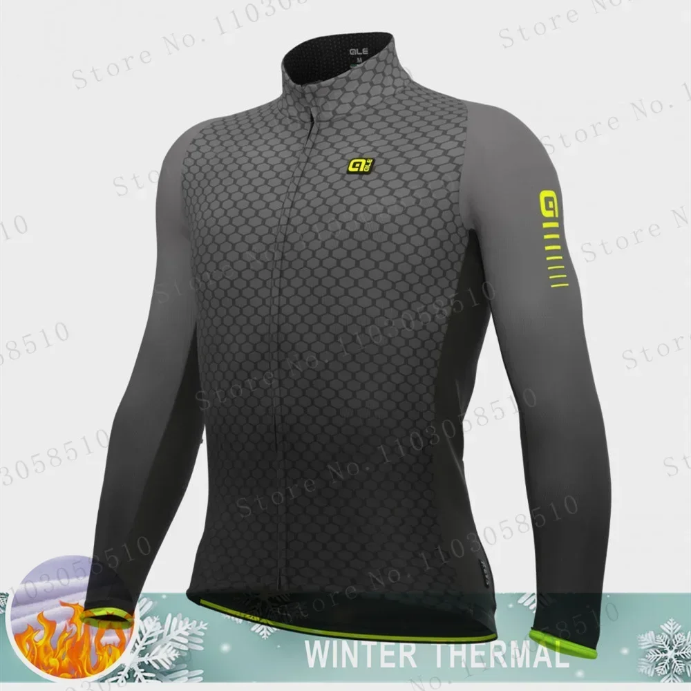 AIE Winter Cycling Jacket Outdoor Warm Coat MTB Road Bike Jersey Long Sleeve Weatherproof Windbreaker Fleece Cycling Jacket