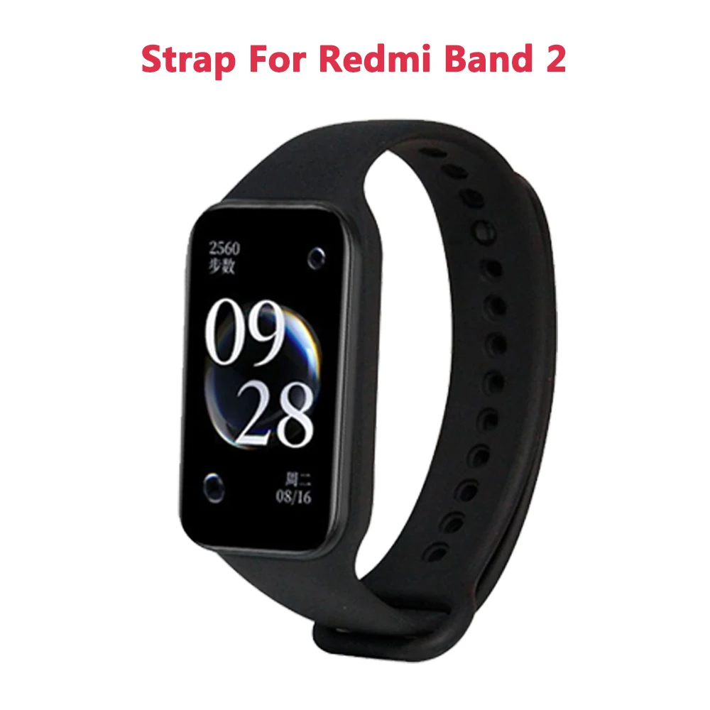 TPU Silicone Strap For Redmi Band 2 Accessories Wrist Strap Bracelet For Xiaomi Redmi Smart Band 2 Milanese Watch Band Strap