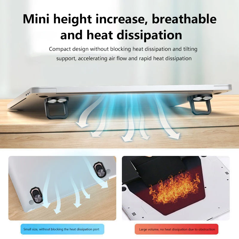 Laptop Stand Invisible Radiator Portable Foldable Storage Stand Business Simple Comfortable Office Universal Computer Model