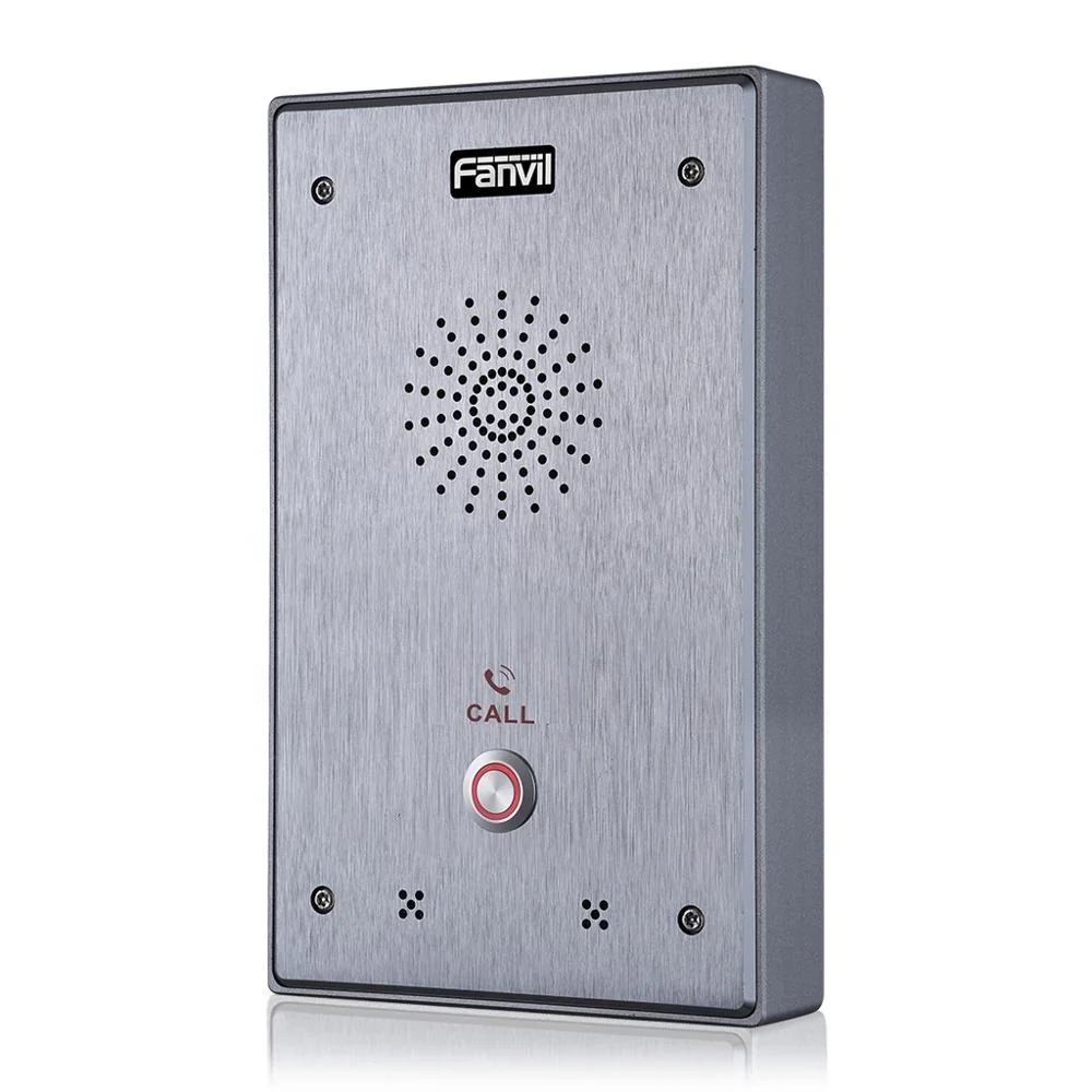 Fanvil I12 Vídeo IP Intercom Porta Telefone Áudio Intercom SIP com IP65 à prova d'água IK10 Anti-Colisão Características Produtos VoIP