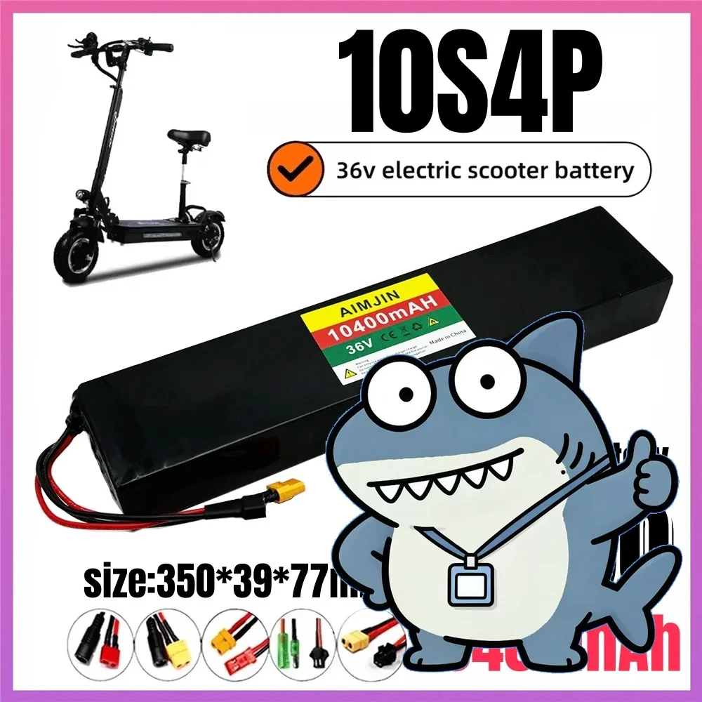 🔥18650 10S4P 36V 10400mAh Electric Scooter Lithium Battery battery pack 36V for 750W-1000W Electric Scooter Battery with BMS 💎