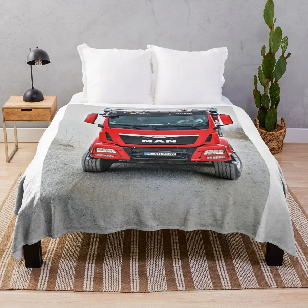 

MAN TGS 35.480 8 × 4 Tipper - Trucknology Days Throw Blanket Decorative Beds Plaid Decoratives Sleeping Bag Blankets