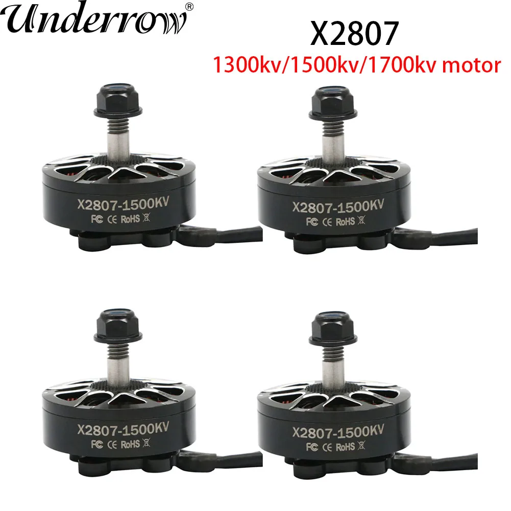 

1/2/4pcs Uangel X2807 Motor 1300KV 1500KV 1700KV 4-6S Brushless Motor for FPV Freestyle 7inch Long Range LR7 Drones DIY Parts