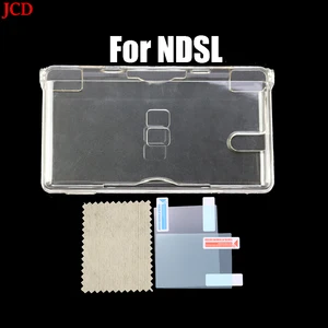 Cubierta de caja de piel de cristal transparente de plástico para Nintend DSL NDS Lite NDSL para DSI NDSI XL LL Consola con película protectora de pantalla 10 mejores ventas Famicom nes - №3