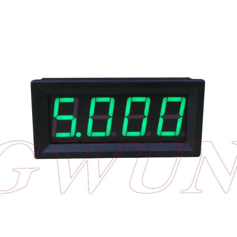 GWUNW BY456A 100mA 200mA 1A 2A 5A 10A 20A 30A 50A 100A 200A 300ADigit Ammeter Current Panel Meter 0.56 inch 4 bit  LED