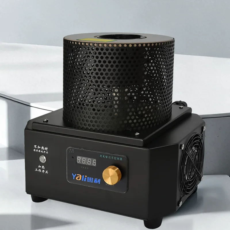 1KG-3KG Medium Frequency Melting Furnace, Metal Electric Melting, High-temperature Melting Furnace, Induction Heater 220V