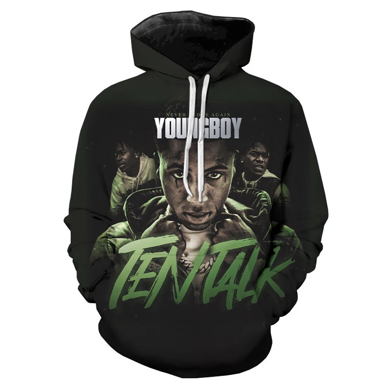 

High Quality Rapper Young Boy Never Broke Again Hoodie Sweatshirts Men Women Harajuku Plus Size Hoodies Casual Hoody Coats