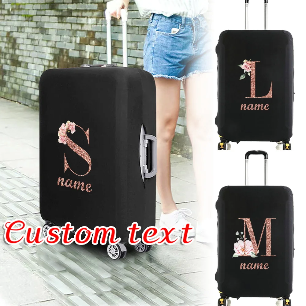 

Чехол для багажа с индивидуальным именем, защитный чехол, пылезащитные чехлы, дорожные аксессуары, 18-32 дюйма, подходит для тележки