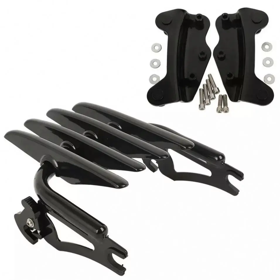 

STLFStealth Rack Aluminum for Touring 2009-2021 Custom Black Large Luggage Rack