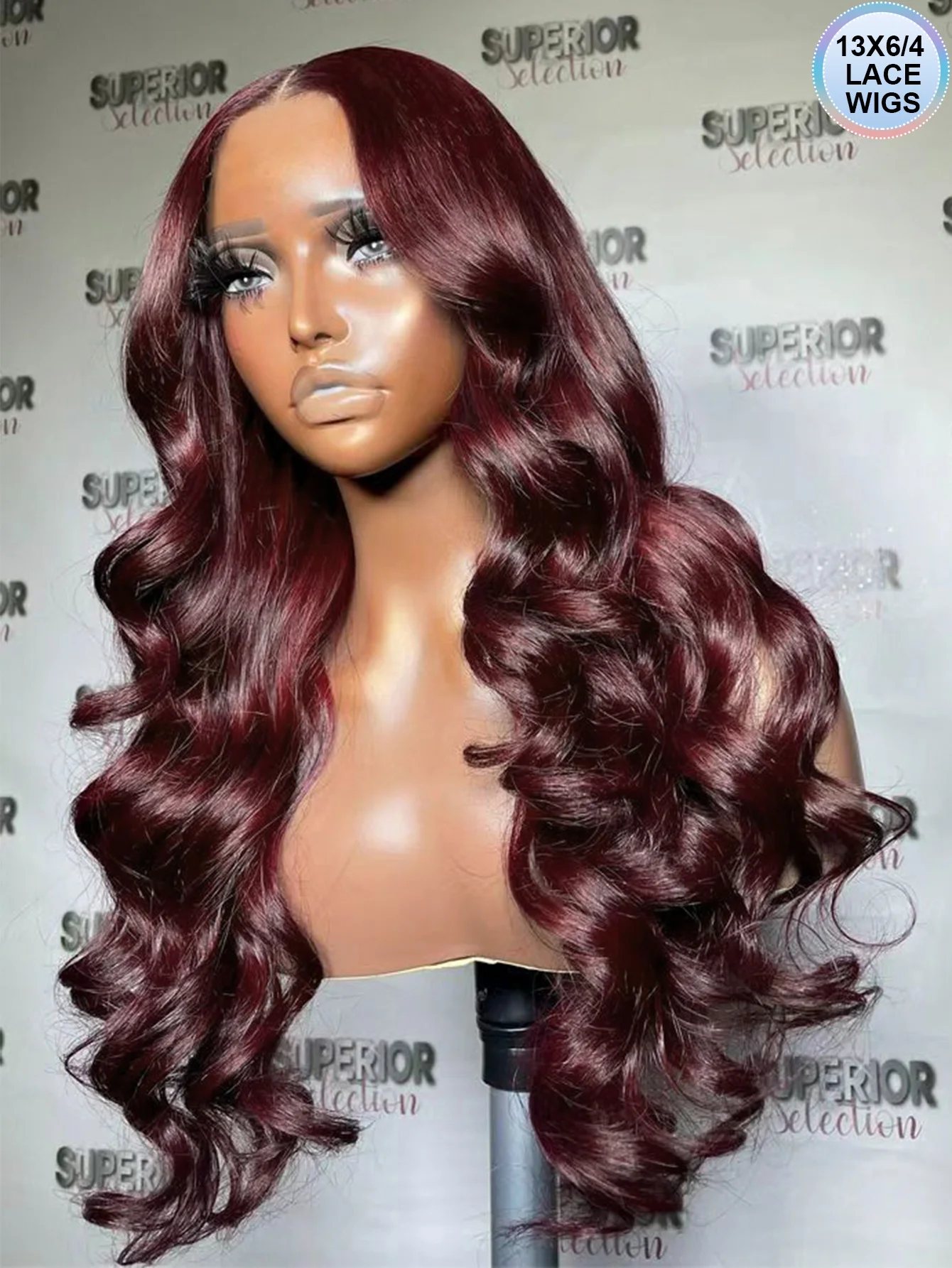 

Us Warehouse Body Wave Burgundy 13X6 Hd Lace Front Wig Human Hair Wigs Red Colored Lace Front Human Hair 13X4 Lace Frontal Wigs