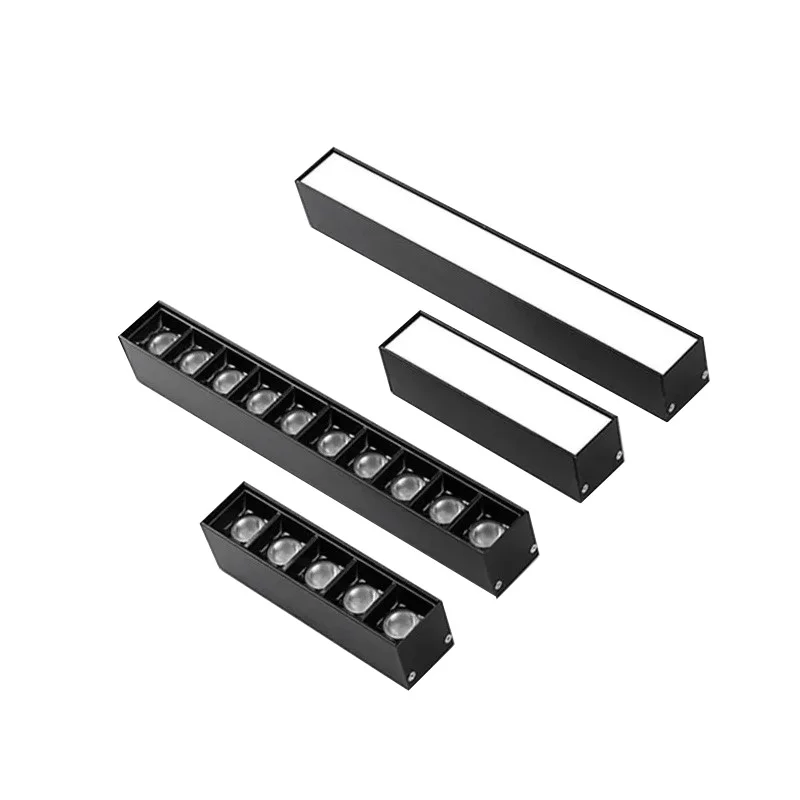 35 Series Magnetic Track Light Grille Flood Lamp Modern Embedded Flexible Linear Fixture LED Spotlight DC48V Ceiling Indoor Home