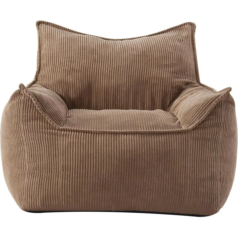 

Giant Bean Bag Chair Soa or Adults Teens, Comy Corduroy Large Bean Bag Chairs with Armrests or Bedroom Living Room, Adult Beag L
