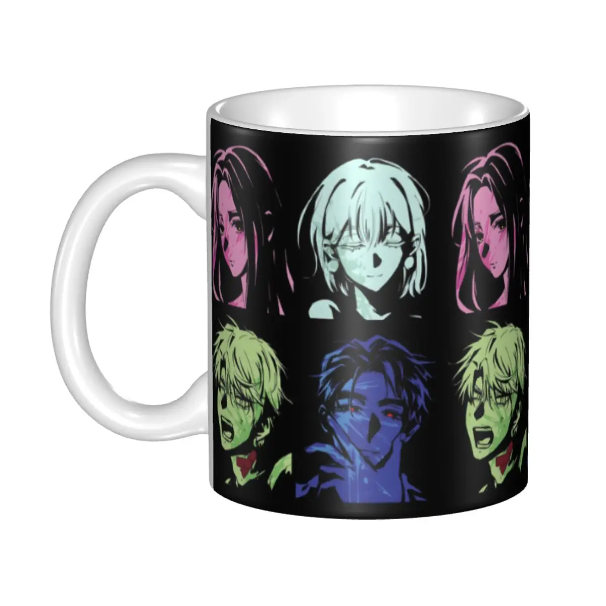 Personalized Alien Stage Anime Mugs DIY Cartoon Ceramic Tea Milk Coffee Cup