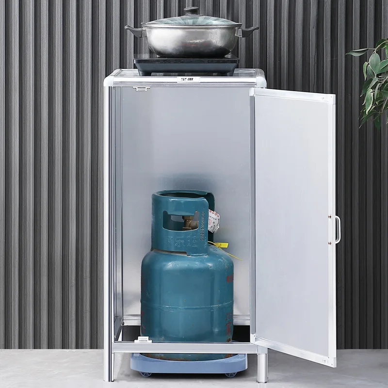 Gas tank special rental house kitchen stove integrated simple liquefied gas bottle storage cabinet