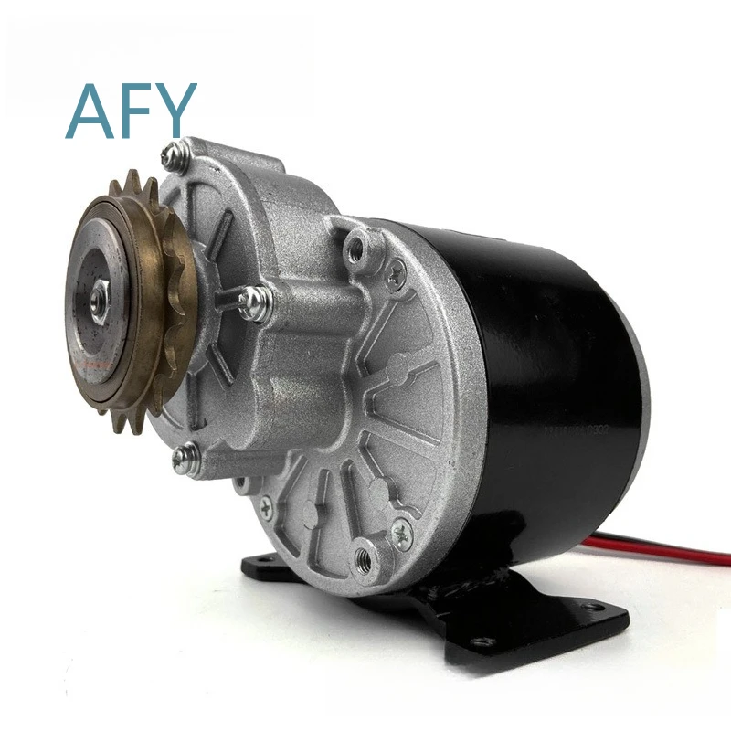 350W Brushed Variable Speed Motor for Electric Bicycle Scooter Cart MY1016Z3 Left Loading Sleeve for E Bike Conversion Kit