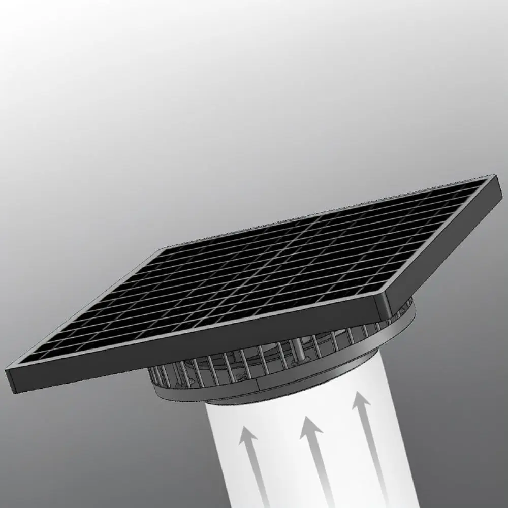 Universal Roof Solar Ventilation Fan For For Jinyouheng Greenhouse Attic Air Exhaust Extractor Cooling System Durable PBT Blades