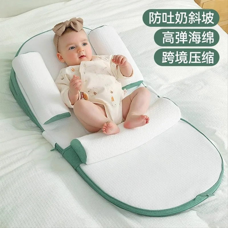 

Breast feeding artifact pillow baby slope pillow slope pad anti-spill choking milk lying nursing bed middle bed baby pillow