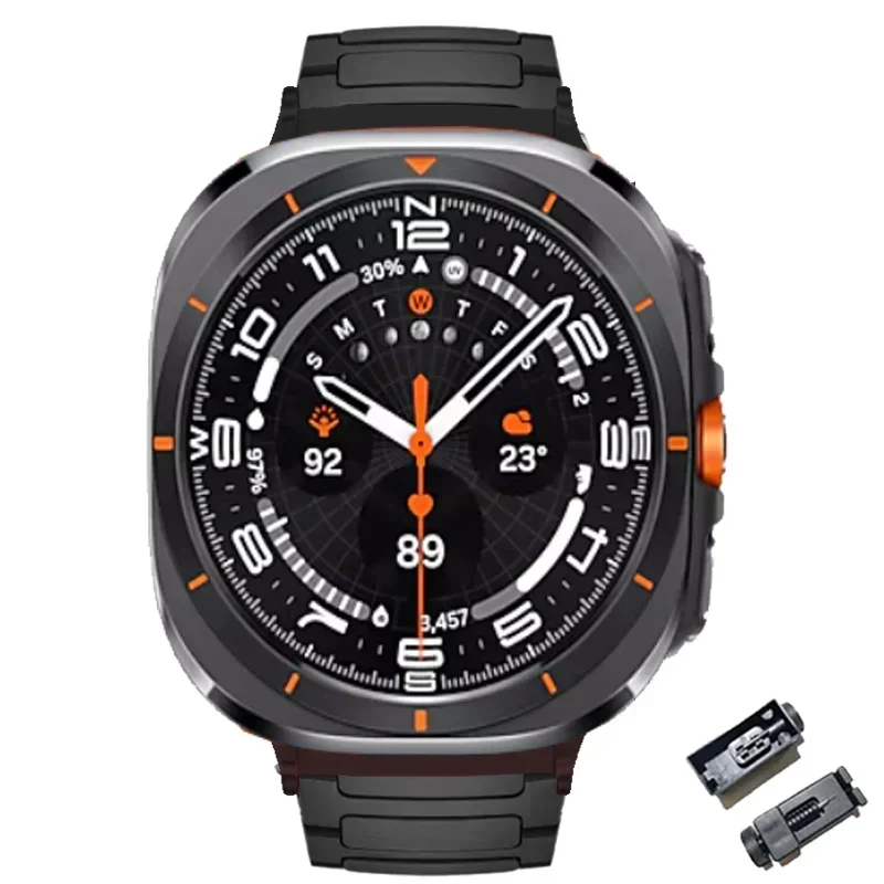 Cinturino per orologio in titanio di lusso per Samsung Galaxy Watch 7 bracciale Ultra in metallo per GALAXY Watch 7 Ultra NO gap cinturino curvo