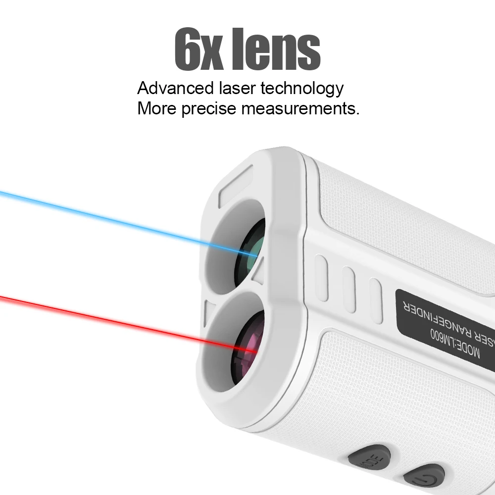 RZ Golf Laser Rangefinder 600M Monocular Laser Range Finder Laser Distance Meter Digital Hunting Golf Measurement Telescope