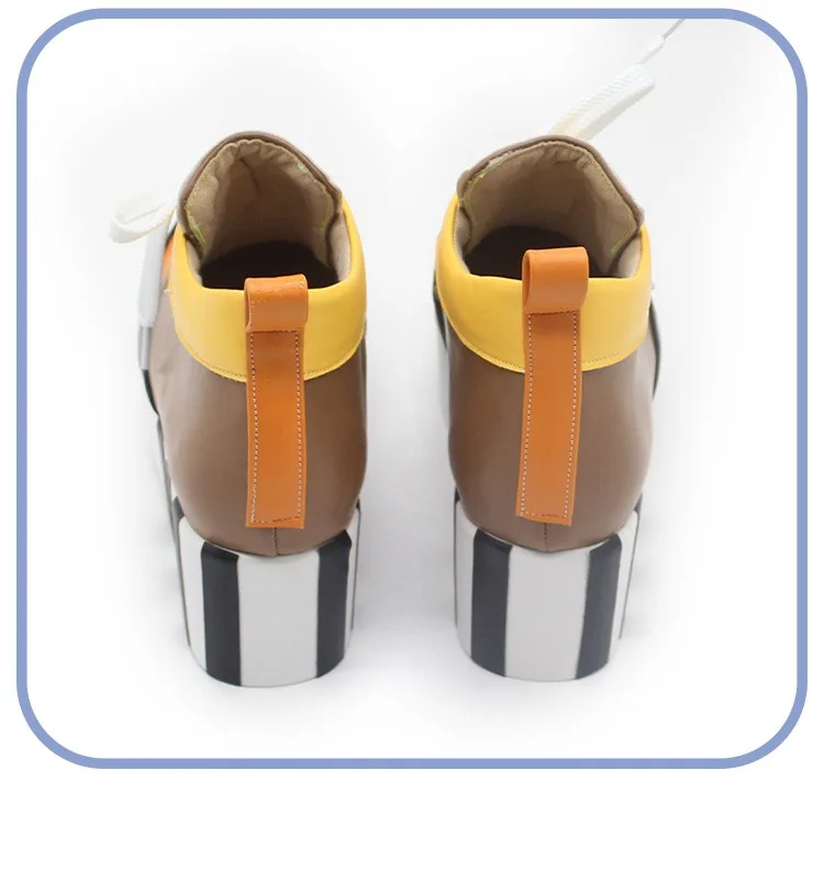 Ensemble de jeu étoiles Crazy B Amagi Rinne, chaussures de Cosplay en cuir PU, bottes de carnaval d'halloween, accessoires de Cosplay sur mesure