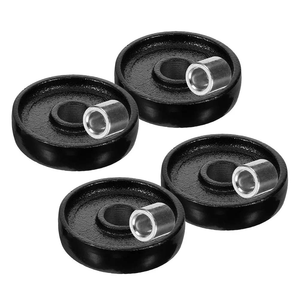 

4Pcs Hydraulic Jack Front Wheels for Horizontal Floor Jacks Heavy Duty Swivel Caster Wheels with Bearing Replacement Trailer