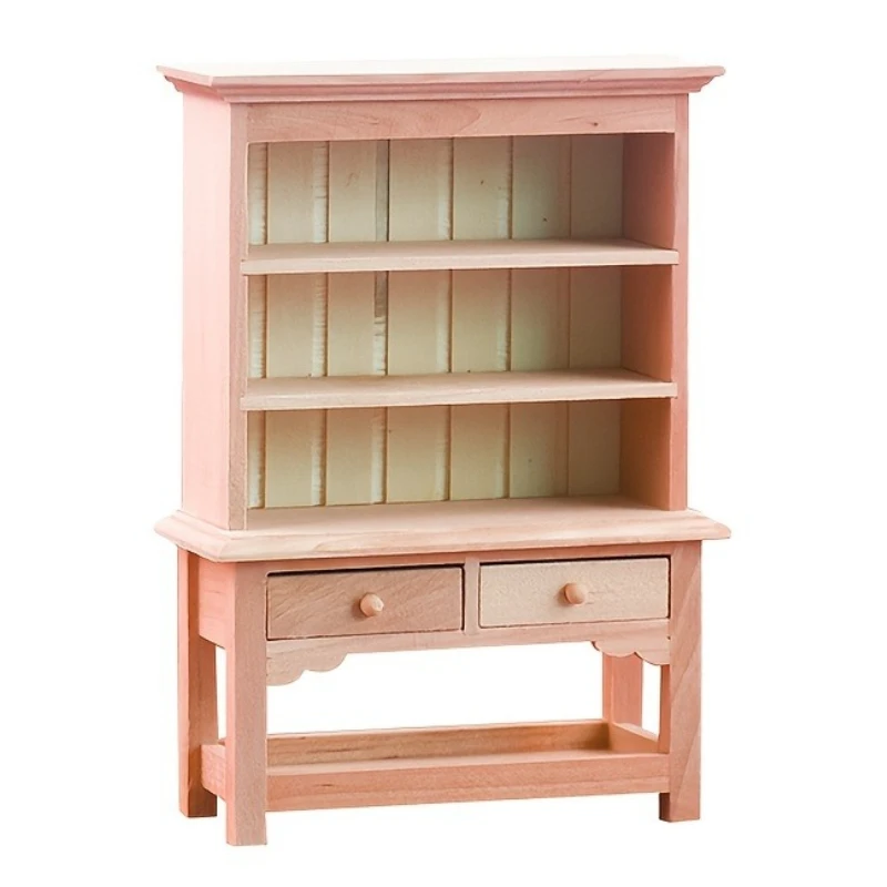 

1pc 1/12 Dollhouse Mini Wooden Storage Shelf Model Indoor and Outdoor Playhouse Decoration Ornament for Many Festivals Can Diy