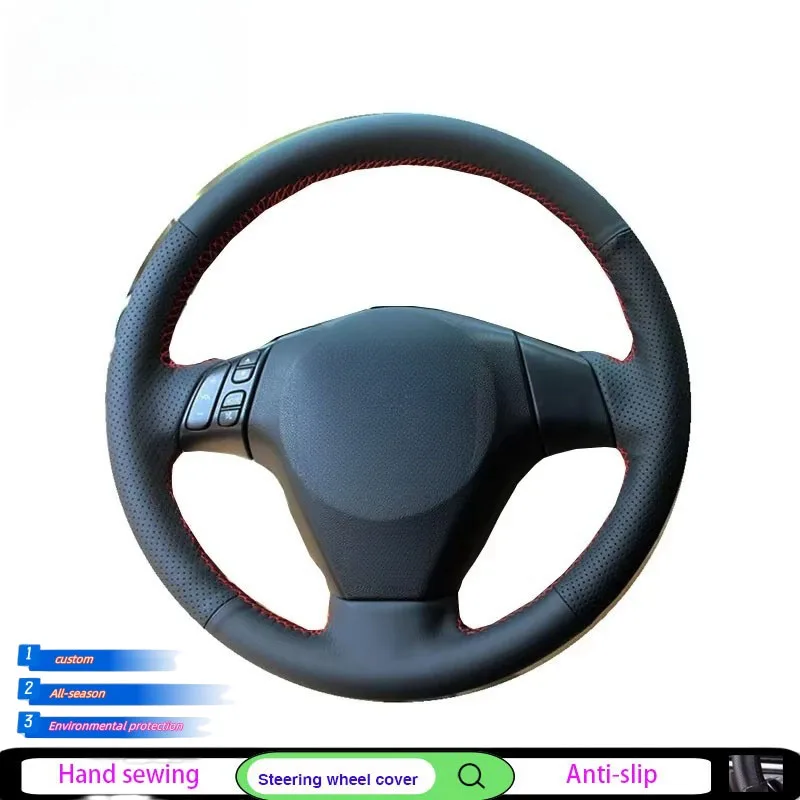 

Black Car steering wheel cover For Old Mazda 3 2003 2004 2005 2006 2007 2008 2009 Mazda 6 2002 2003 2004 2005 2006 Mazda 5