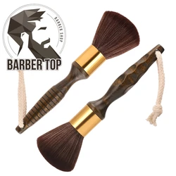 Barber Haircut Brush Wood Neck Duster Hair Cutting Salon Hairdressing Cleaning Shaving Stylist Sweep Bristle Brush