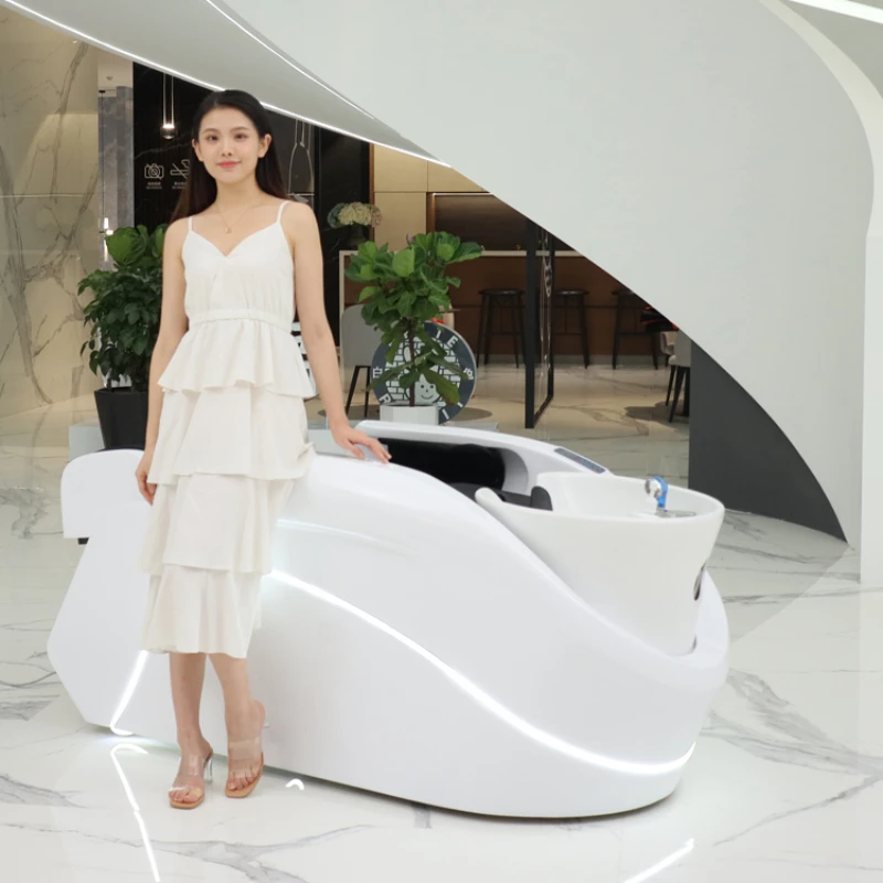 Professional Massage Chair Beauty Salon Shampoo Basin Stand Spa Bed Hair Stock Machine Aesthetic Thai Treatment Wash Shaving