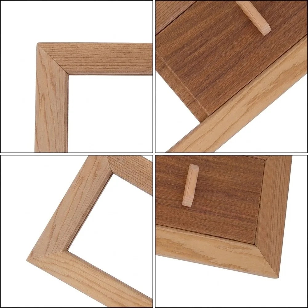 Solid Wood Sauna Vent Panel Providing Passive Air Movement Control Through Mechanical Slats Without Electrical or Moving Parts