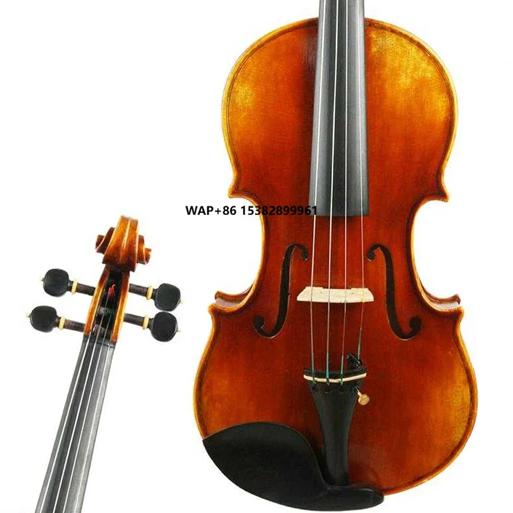 

Limit Craftsman Best Handmade Top Grade Spruce Professional Performance Store European Wood Violin for 15 Years